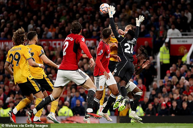 There have been a number of decisions that have gone against Wolves this season, including a penalty that was not given for Andre Onana's tackle on Sasa Kalajdzic during the 1-0 Man United win.