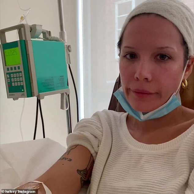 Halsey fans disgusted after singer was BODY SHAMED for her lupus diagnosis – as trolls compare her potential illness weight gain to Selena Gomez