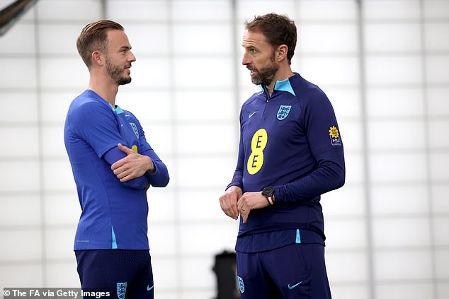The 27-year-old (left) was set to play in the final practice match against Iceland on Friday.