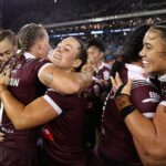 Nail-biting finish in Women’s State of Origin in front of sell-out crowd sends the series to a decider
