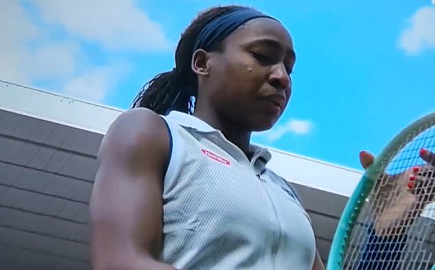 Coco Gauff left in TEARS after furious row with umpire during French Open semi-final defeat