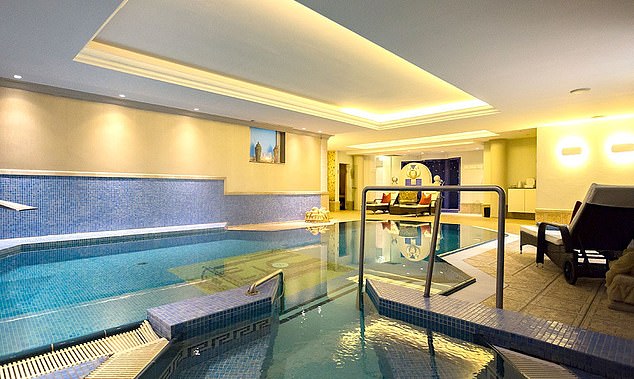 The German hotel has a number of facilities for athletes, including a luxury indoor spa