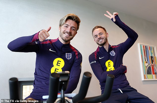 Jack Grealish (left) and James Maddison (right) were among the big names axed by Southgate