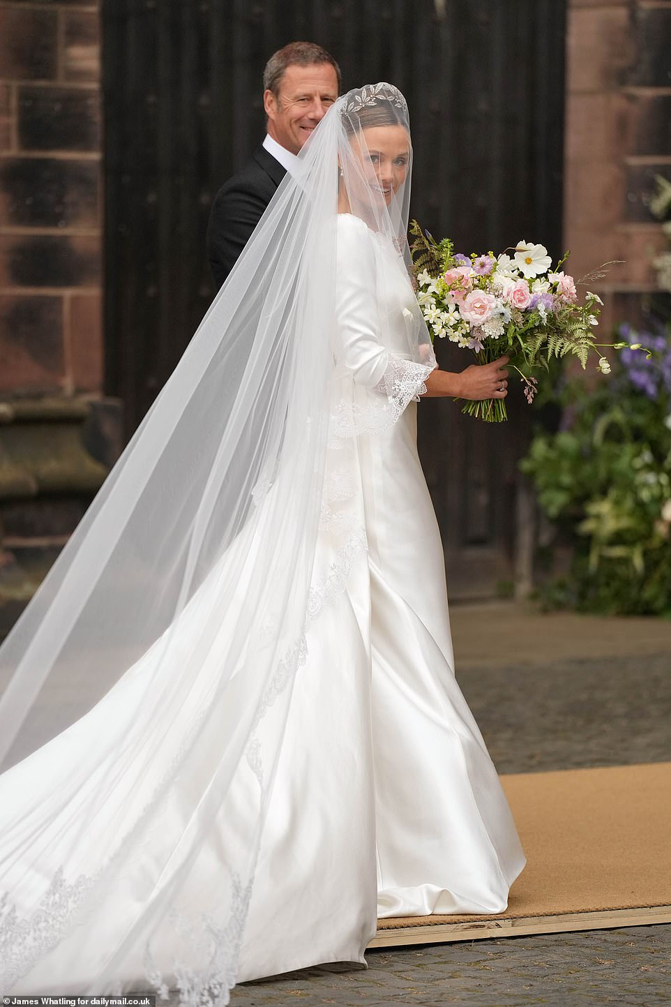 Olivia is getting wed to the Duke of Westminster at Chester Cathedral today