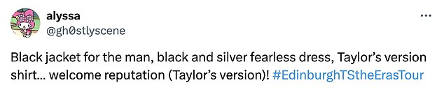 Fans have predicted certain outfits, such as her 'This Is Not Taylor's Version' T-shirt and sequinned black dresses could be a hint at Reputation (Taylor's Version)