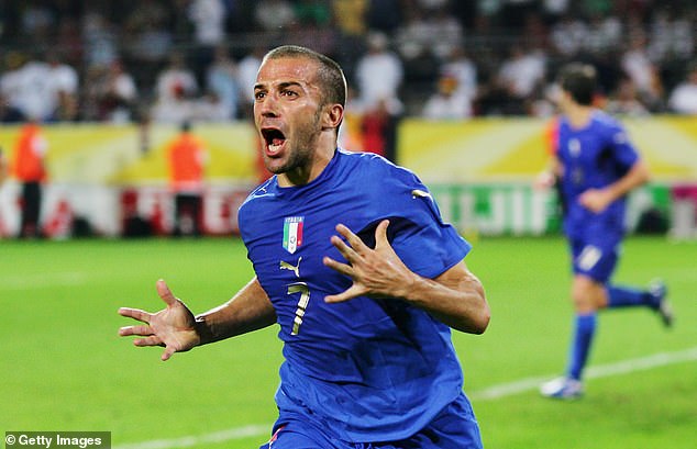 Alessandro Del Piero was part of the Italy team that won the 2006 World Cup in Germany