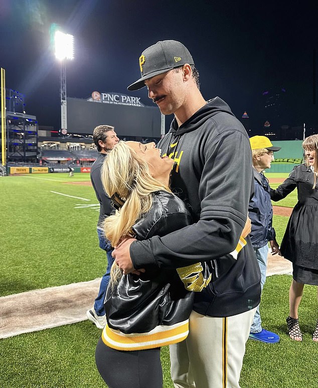 Dunn, 21, is dating MLB Pittsburgh Pirates pitcher Paul Skeens