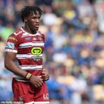Junior Nsemba will follow in his famous football uncle’s footsteps at Wembley… as the Wigan Warriors prop looks to secure Challenge Cup victory – and promises to send a photo of the pitch to the ex-Liverpool man!