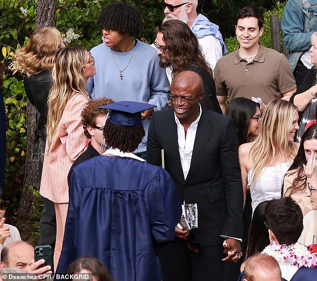 Heidi chatted with her husband Tom, whom she married in 2019, while Seal congratulated Henry