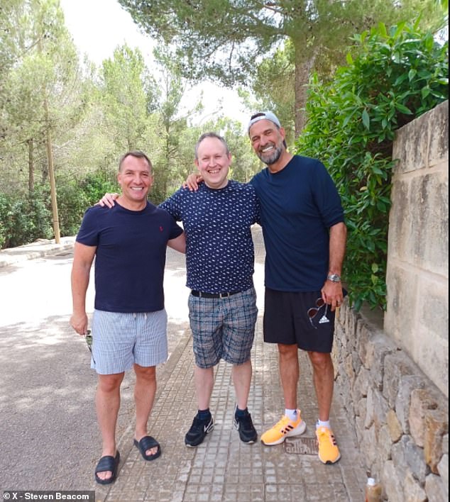 Jurgen Klopp is spotted with fellow ex-Liverpool boss Brendan Rodgers in Spain as the German begins his new life after Anfield
