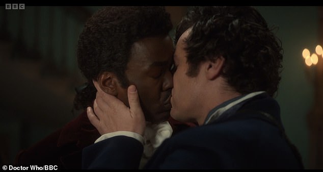 Doctor Who makes history with first ever same-sex kiss between actors Ncuti Gatwa and Jonathan Groff as fans praise their ‘electrifying chemistry’