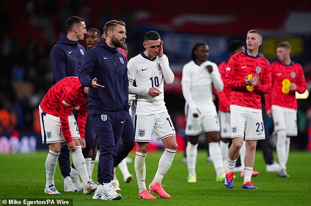 Luke Shaw points the finger at Man United and Erik ten Hag after injury against Luton that has left his Euros participation in doubt… as left back admits ‘I shouldn’t have played’