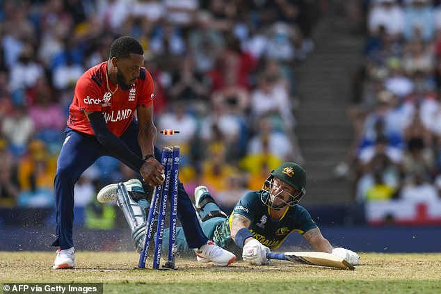 Chris Jordan's two wickets made him the second bowler to take 100 wickets in T20 Internationals