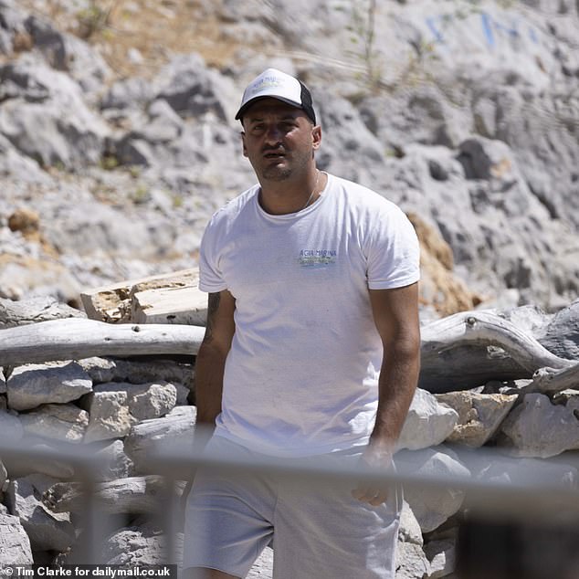 The waiter who found the body on the Greek island of Symi