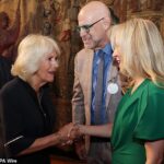 Sweet moment Camilla meets her ‘biggest fan’ who ‘slept on the streets for two nights’ during her Coronation as Queen jokes she’s ‘horrified’ her guest didn’t ‘bow’
