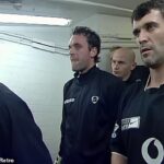 ‘I couldn’t stand Gary Neville’: Patrick Vieira reunites with Roy Keane and the Man United stars he famously clashed with in the tunnel – as they reveal the real story of what went on at Highbury