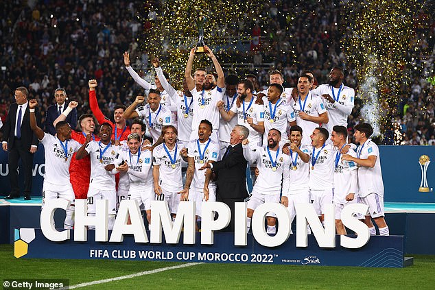 Real Madrid have won the competition five times in the last nine years