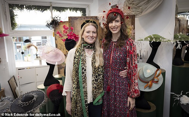 Senior features writer Rebekah Absalom visited Jess Collett (left) at her London studio