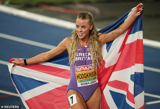 Keely Hodgkinson wins European Championship gold in 800m – despite falling ill and despite only deciding to compete 10 minutes before the start of the race