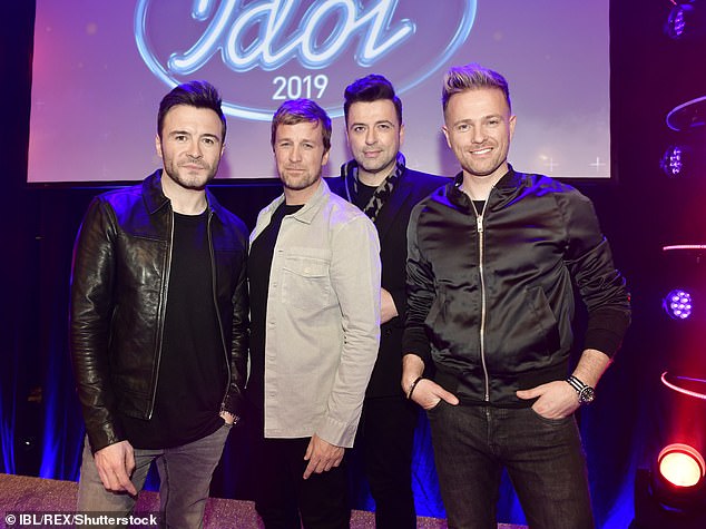 The bill included almost £1million spent on pre-wedding ceremonies, £400,000 to book Coleen's favourite band Westlife (pictured) and £200,000 on her dress.