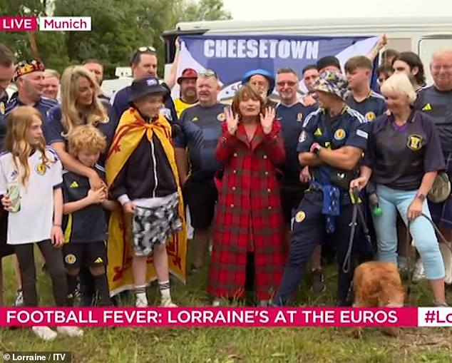 Lorraine Kelly leaves viewers fuming as she misses her own show only to appear from Germany amid Euros as Ranvir Singh is ‘roped in again’ to cover