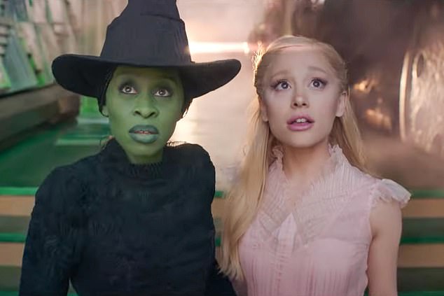 She plays Glinda the Good Witch in the upcoming film adaptation of Wicked, with Cynthia Erivo playing Elphaba