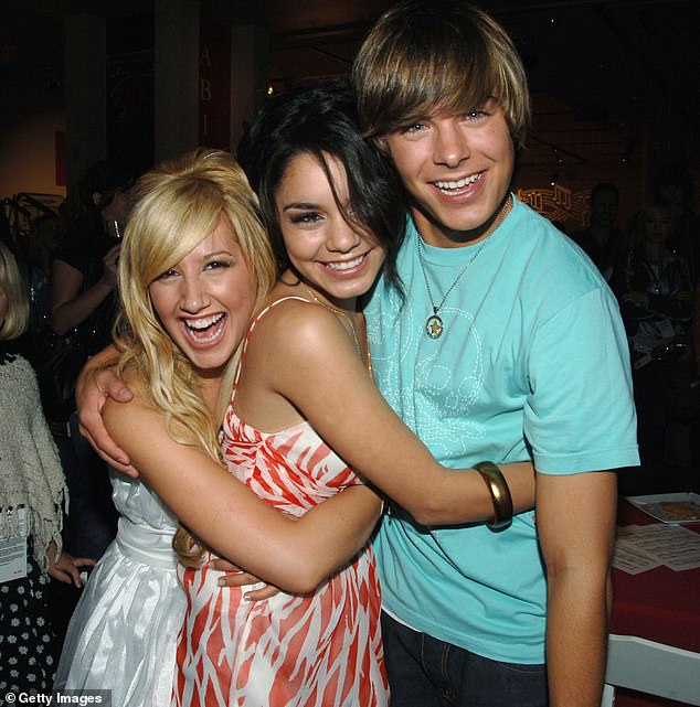 The three actors have known each other since they were teens working on the High School Musical movies, here's a photo from 2006