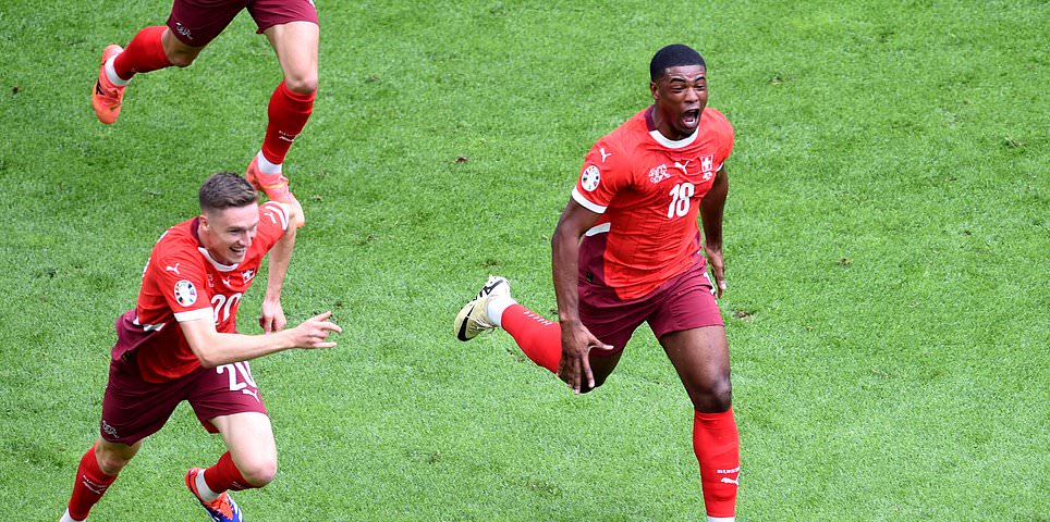 Hungary 0-1 Switzerland – Euro 2024: Live score, team news and updates as London-born Kwadwo Duah slots Swiss ahead with his first-ever goal for his country – as Granit Xhaka, Manuel Akanji and Co get off to the perfect start