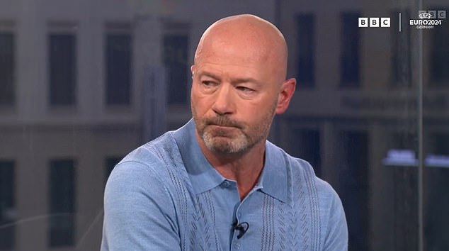 Alan Shearer (pictured) spoke emotionally as he sent his best wishes to the former Scotland player.