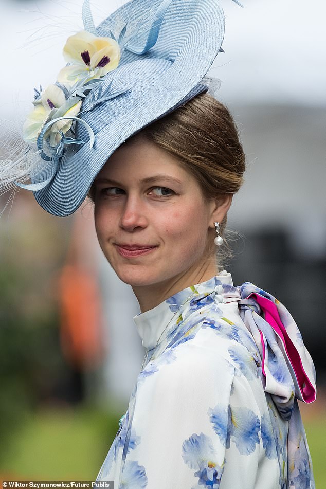 Like Kate, her daughter Lady Louise also tried her hand at sustainable fashion practices - she wore the same Susanna London dress (£1,290) she wore to the coronation last year, and even borrowed the Jane Taylor hat her mother wore to Ascot last year.