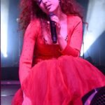 Chappell Roan wows in glittering red gown as she headlines Kentuckiana Pride Festival – after emotional confession over rise to fame