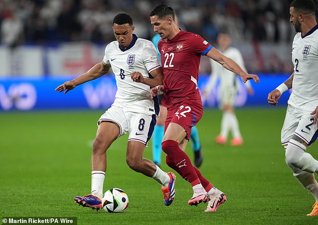 Alexander-Arnold lost his sense of confidence when England were put under pressure