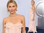 Tony Awards 2024: Julianne Hough is effortlessly radiant in a form-fitting blush gown on the red carpet in New York City