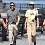 Jake Gyllenhaal and girlfriend Jeanne Cadieu are still going strong as they enjoy a casual stroll in NYC