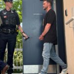 Justin Timberlake seen in handcuffs morning after his DWI arrest for blowing stop sign and refusing breath test in Sag Harbor