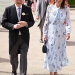 Smiling Michael and Carole Middleton, who have spent months at the Princess of Wales’ side, make first public appearance since Kate’s cancer diagnosis at Ascot alongside other royals
