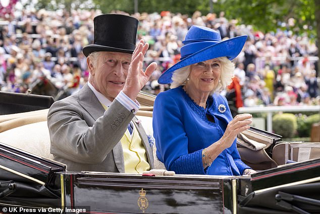 I went to Royal Ascot sporting a hat from Kate’s milliner, but the highlight was seeing King Charles looking so well and Lady Gabriella Windsor smiling, writes REBEKAH ABSALOM