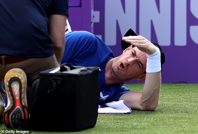 Andy Murray withdraws from Queen’s in fresh injury scare less than TWO WEEKS before what could be his final Wimbledon… as he pulls out of second-round clash against Jordan Thompson