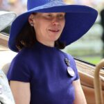 Late Queen’s beloved niece Lady Sarah Chatto is elegant in blue as she joins Princess Anne at Ascot