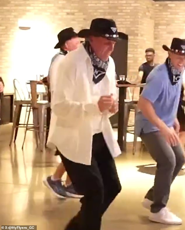 Phil Mickelson is mocked by fans as he pulls out hilarious dance moves in Nashville ahead of LIV Golf event: ‘I can’t unsee this’