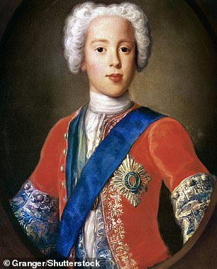 In 1728, seven-year-old Bonnie Prince Charlie – who tried and failed to seize the throne as an adult – wrote to his father, calling him ‘papa’, after he was scolded for upsetting his mother.