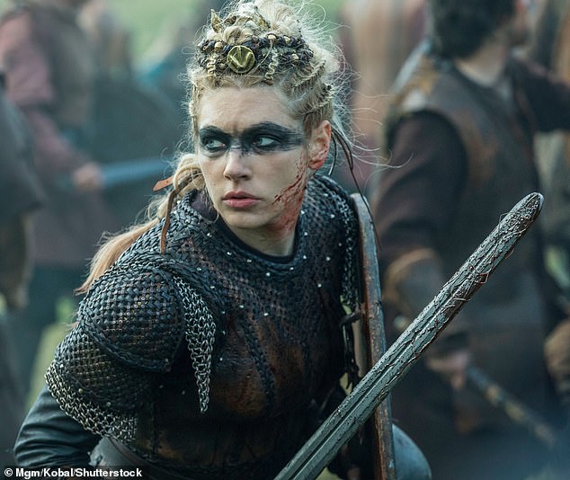 Jade thought she was a Viking princess after watching the TV show Vikings (Picture: Katheryn Winnick as Lagertha in Vikings)