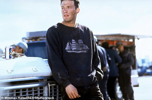 Affleck is known for his brooding leading roles - pictured in 1997's Good Will Hunting - which bagged him his first Oscar