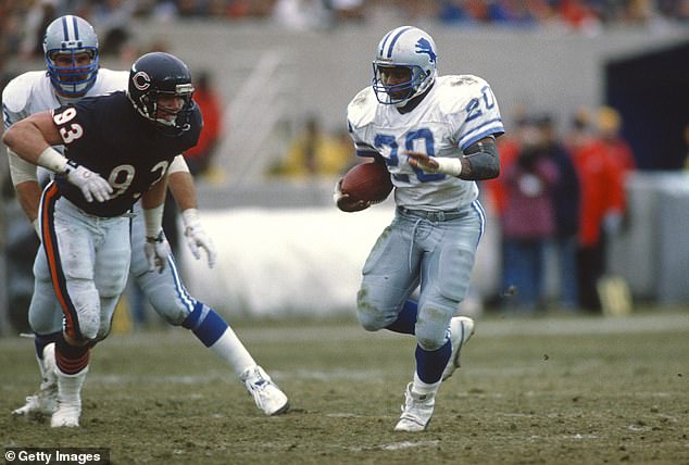 Barry Sanders played for the Lions from 1989-98 and went on to have a Hall of Fame career