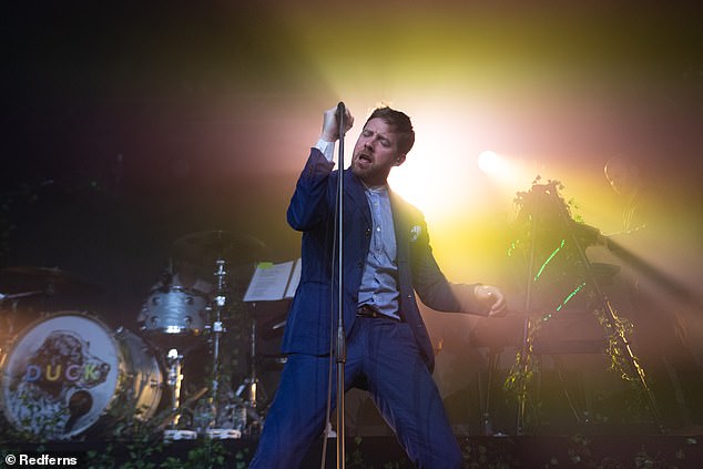 The Kaiser Chiefs frontman, 46, has spoken about the ups and downs of fame, saying radio is now 'not just a pleasure' for him but also a 'five-day, three-hour mental workout a day, five days a week' (pictured in 2019)