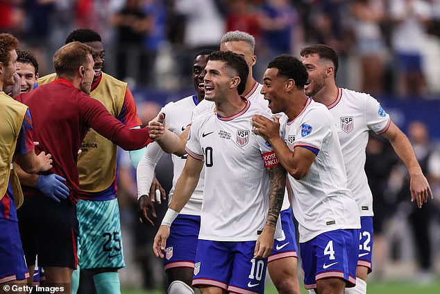 Christian Pulisic dazzles as USA cruise to dominant 2-0 win over Bolivia in Copa America opener… with Folarin Balogun also on scoresheet for hosts