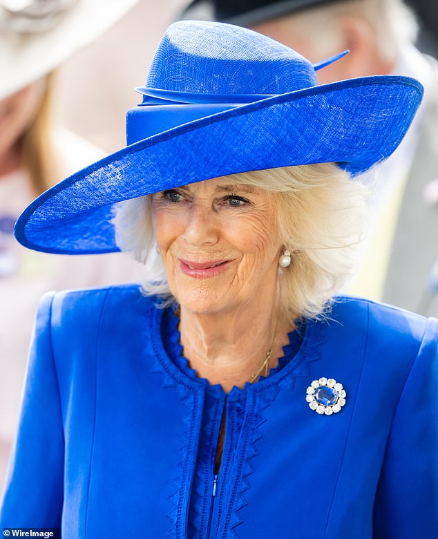How Queen Camilla dug deep in the Palace jewel vaults for Royal Ascot: Her Majesty wore four rarely-seen brooches, including one given to Queen Victoria by Prince Albert the night before their wedding!