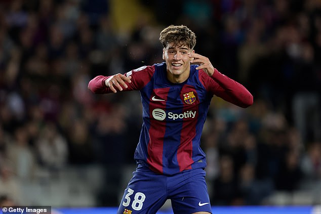 Chelsea ‘on the verge of signing’ 18-year-old Barcelona star Marc Guiu after pouncing to trigger the striker’s shockingly low release clause