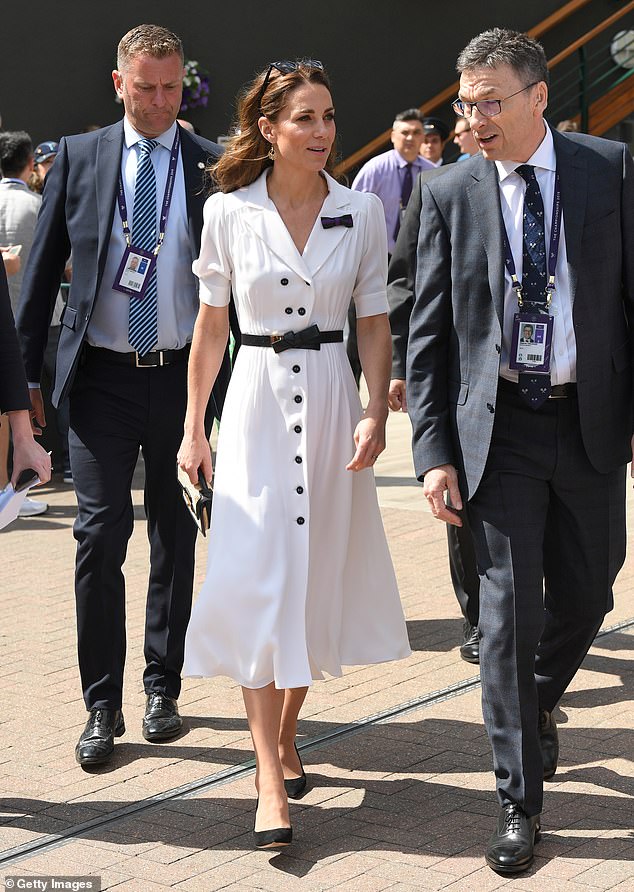 The Princess championed summer chic when she arrived at Wimbledon in 2019 on day 2 wearing Suzannah's iconic 'Flippy Wiggle' dress