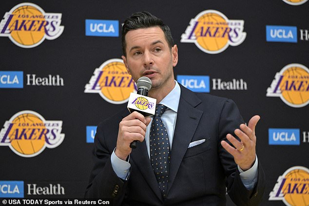 JJ Redick is set to END his podcast with LeBron James after taking the Lakers job – as new head coach insists he ‘doesn’t give a f**k’ about his doubters at unveiling press conference
